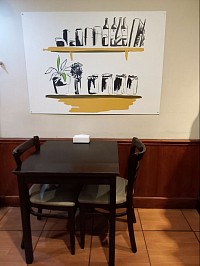 mesa para dos